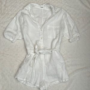 Vitamin A Linen Romper